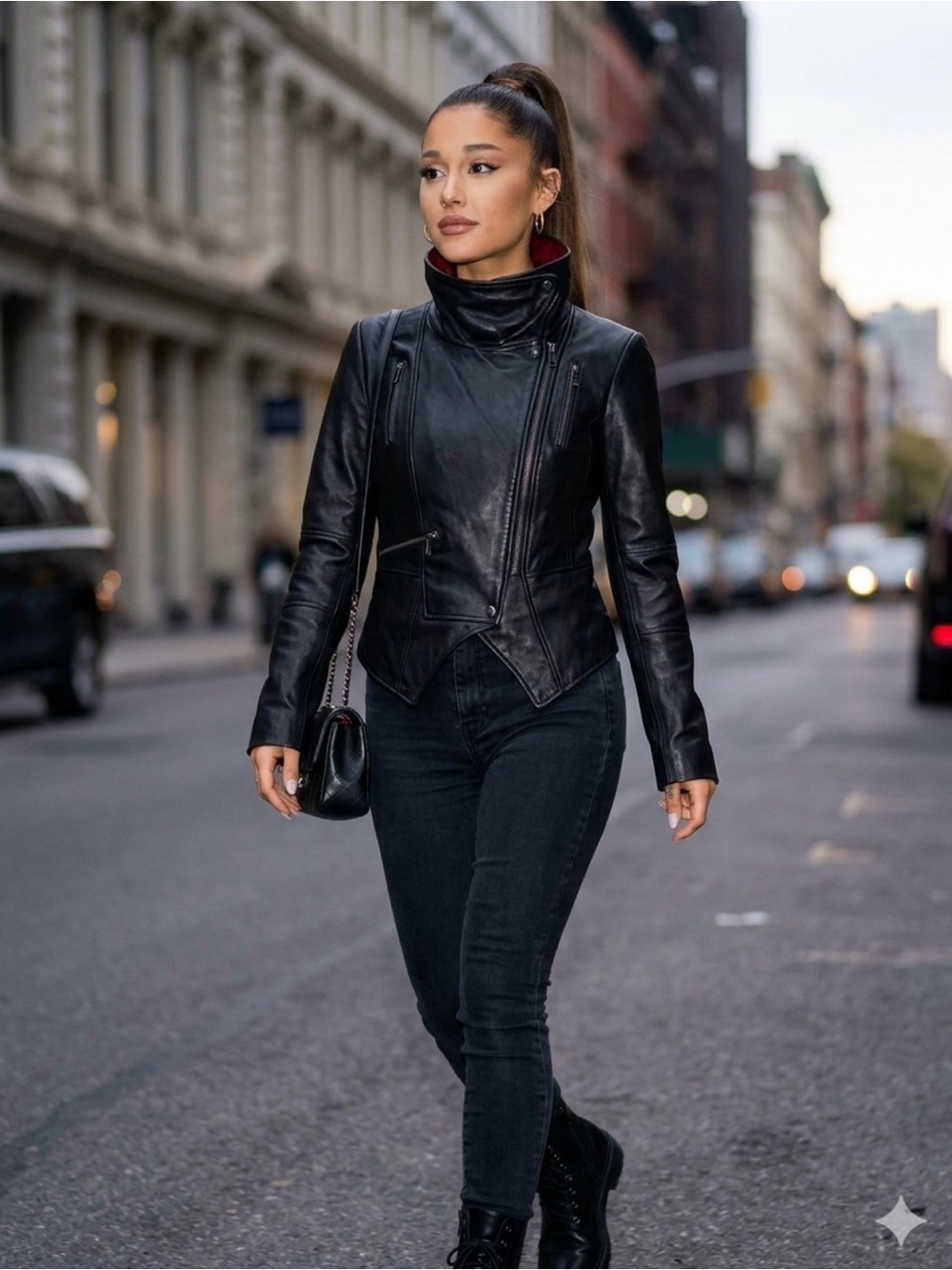 G.I.L.I. Women's Sleek Black Leather Jacket